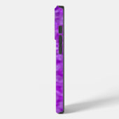 Coques Case-Mate iPhone cristaux de parties scintillant violet (Verso / Gauche)