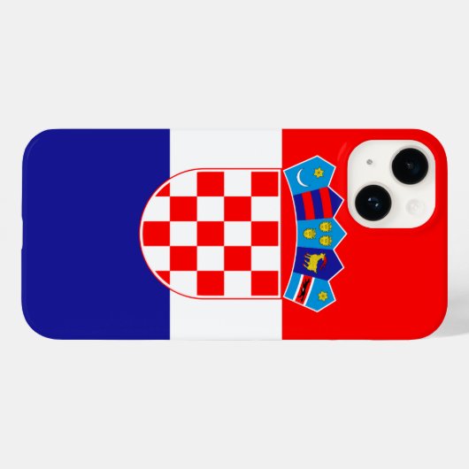 Coques Case-Mate iPhone Croatie (Verso (horizontal))