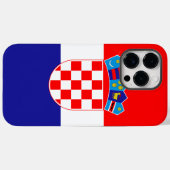 Coques Case-Mate iPhone Croatie (Verso (horizontal))