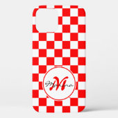 Coques Case-Mate iPhone Croatie | Hrvatska | Nom Monogramme (Verso)