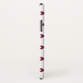 Coques Case-Mate iPhone Crochets Mulberry sur blanc (Dos/Droite)