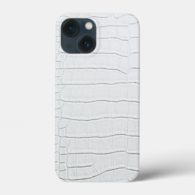 Coques Case-Mate iPhone Crocodile blanc - Impression (Verso)