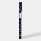 Coques Case-Mate iPhone Crocodile bleu marine (Verso / Droite)