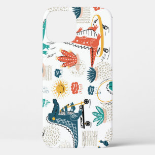 Case-Mate iPhone Case Crocodile de dessin : Papier peint animal Vintage