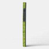 Coques Case-Mate iPhone Crocodile de Lime Green Faux (Verso / Gauche)
