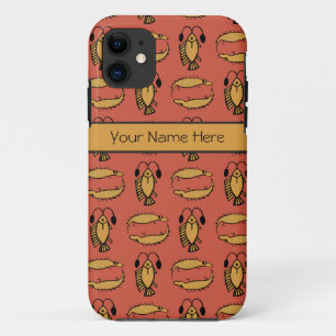Case-Mate iPhone Case Crocodile de poisson tribal égyptien personnalisé