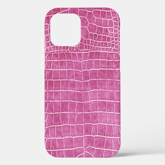 Coques Case-Mate iPhone Crocodile Fille Rose Faux (Verso)