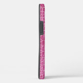 Coques Case-Mate iPhone Crocodile Fille Rose Faux (Verso / Droite)