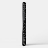 Coques Case-Mate iPhone Crocodile noir de Faux (Verso / Droite)