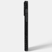 Coques Case-Mate iPhone Crocodile noir en cuir imprimé (Verso / Gauche)
