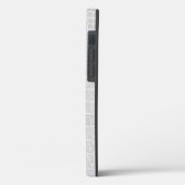 Coques Case-Mate iPhone Crocodile Pearl Gray Faux (Verso / Gauche)