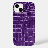 Coques Case-Mate iPhone Crocodile pourpre (Verso)