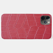 Coques Case-Mate iPhone Crocodile rouge en peau Imprimer (Dos (Horizontal))