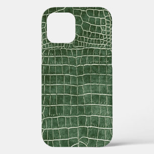 Case-Mate iPhone Case Crocodile vert des Faux en cuir
