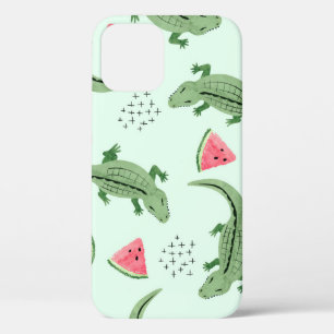 Case-Mate iPhone Case Crocodile Watermelon, Motif Vintage Abstrait.