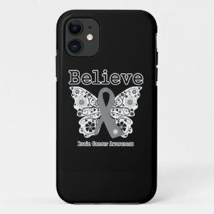 Etui iPhone Case-Mate Croire - Papillon de cancer du cerveau