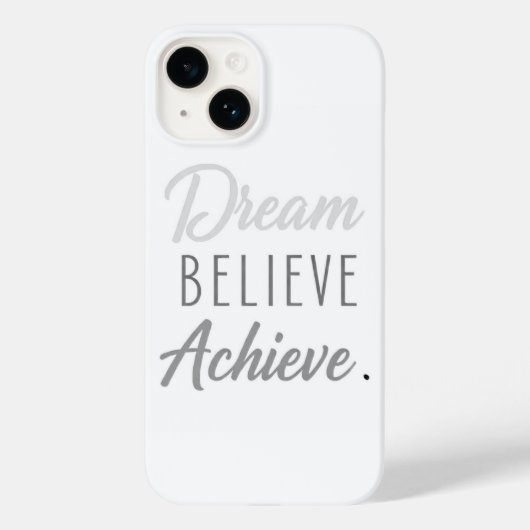 Coques Case-Mate iPhone Croire rêve atteindre (Verso)
