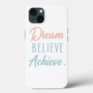 Case-Mate iPhone Case Croire rêve atteindre