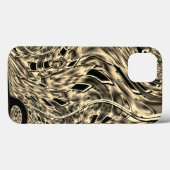 Coques Case-Mate iPhone Croisé avec le ton beige foncé, miroir (Verso (horizontal))