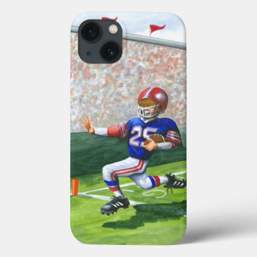 Coques Case-Mate iPhone Croisement de la ligne de but pour un touchdown (Verso)