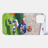 Coques Case-Mate iPhone Croisement de la ligne de but pour un touchdown (Verso (horizontal))