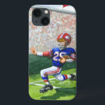 Coques Pour iPhone Croisement de la ligne de but pour un touchdown<br><div class="desc">Entendez la foule hurler comme elles observent leur joueur de football préféré croiser la ligne de but pour un touchdown ! Le geai Throckmorton a peint cette scène dynamique. Achetez une copie pour vous-même ou donnez-la comme cadeau au passioné du football dans votre vie !</div>