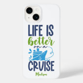 Coques Case-Mate iPhone Croisière de nom personnalisé (Verso)