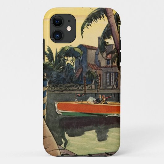 Coques Case-Mate iPhone Croisière de vitesse de moteur de jungle de bateau (Dos)