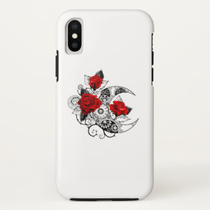 Case-Mate iPhone Case Croissant mécanique avec roses rouges