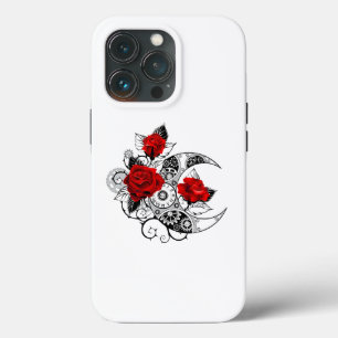 Case-Mate iPhone Case Croissant mécanique avec roses rouges