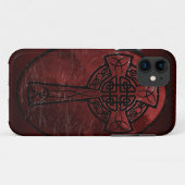 Coques Case-Mate iPhone Croix celtique rouge (Dos (Horizontal))