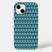 Coques Case-Mate iPhone Croix chrétienne bleue différentes variantes (Verso)