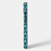 Coques Case-Mate iPhone Croix chrétienne bleue différentes variantes (Verso / Gauche)