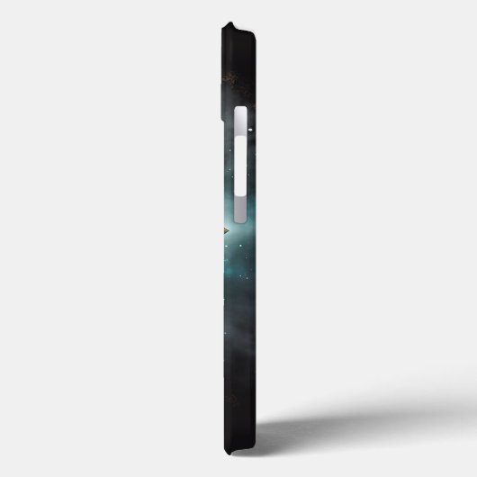 Coques Case-Mate iPhone Croix chrétienne céleste (Verso / Gauche)