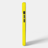 Coques Case-Mate iPhone Croix chrétienne J'aime Jésus Jaune brillant (Verso / Gauche)