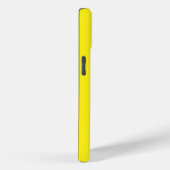 Coques Case-Mate iPhone Croix chrétienne J'aime Jésus Jaune brillant (Verso / Droite)