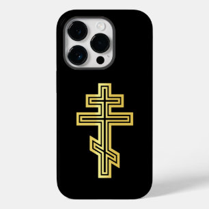 Coque Pour iPhone 14 Pro Croix chrétienne orthodoxe