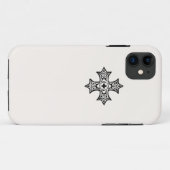 Coques Case-Mate iPhone Croix copte en noir sur Arrière - plan crème (Dos (Horizontal))