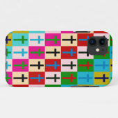 Coques Case-Mate iPhone Croix d'art de bruit (Dos (Horizontal))