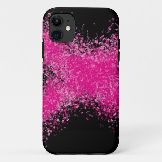 Coques Case-Mate iPhone Croix de confettis rose parties scintillant choqua (Dos)