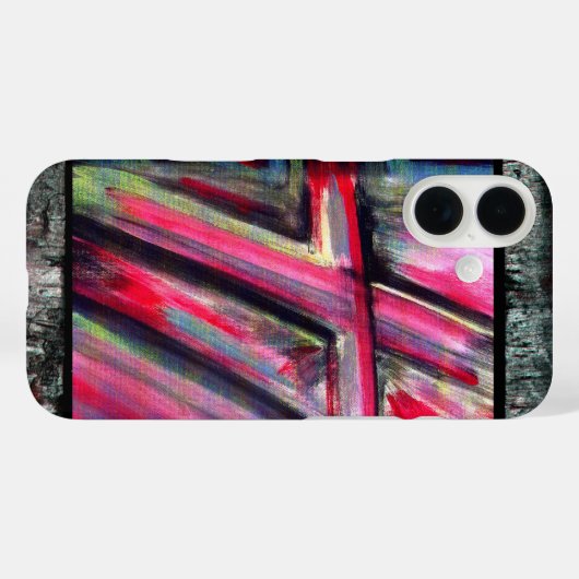 Coques Case-Mate iPhone Croix de guérison (Verso (horizontal))