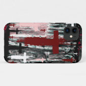 Coques Case-Mate iPhone Croix de la souris tourmentée (Dos (Horizontal))