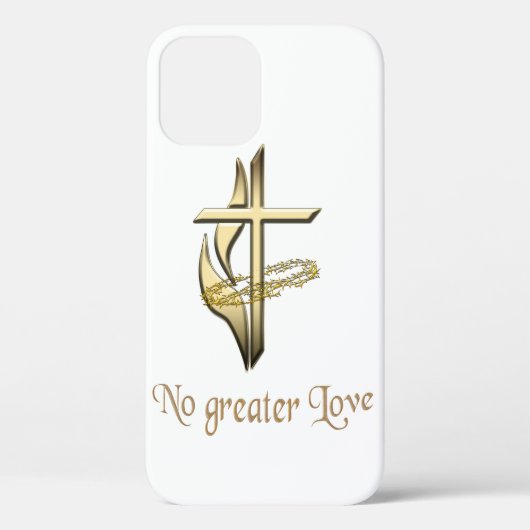 Coques Case-Mate iPhone Croix de l'amour plus grand (Verso)
