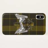 Coques Case-Mate iPhone Croix de tartan de Raeburn (Dos (Horizontal))