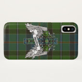 Coques Case-Mate iPhone Croix de tartan de Stirling (Dos (Horizontal))
