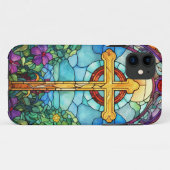 Coques Case-Mate iPhone Croix en verre tendu (Dos (Horizontal))