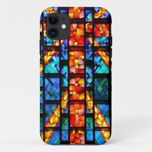 Coque iPhone 11 Croix en verre tendu
