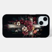 Coques Case-Mate iPhone Croix florale (Verso (horizontal))