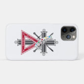 Coques Case-Mate iPhone Croix freemasonique (Dos (Horizontal))