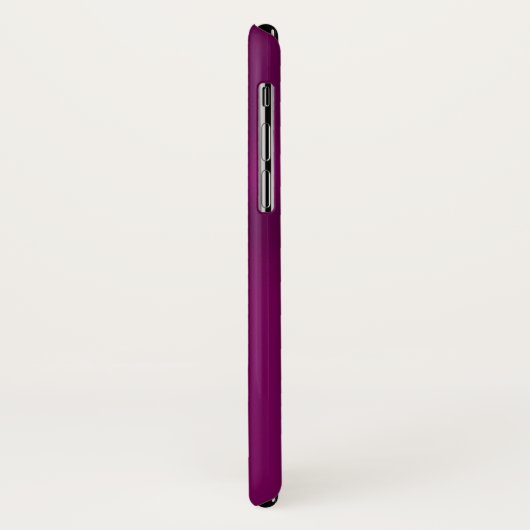 Coques Case-Mate iPhone Croix gothique à l'apparence bossée en violet avec (Dos/Gauche)